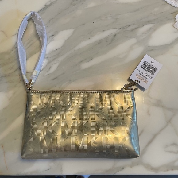 Michael Kors Gold Clutch - Picture 2 of 6
